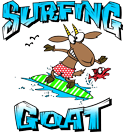 Surfing Goat Coffee logo