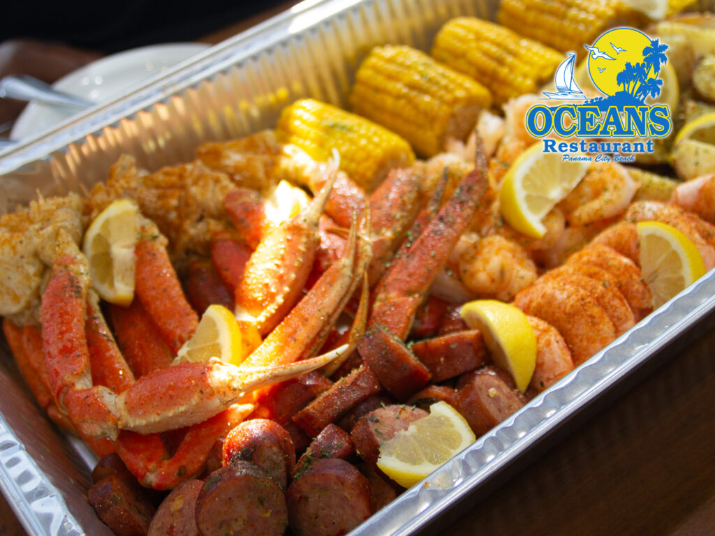 Seafood Platters in Panama City Beach: The Best Way to Feed the Whole Crew at Oceans Restaurant in Panama City Beach